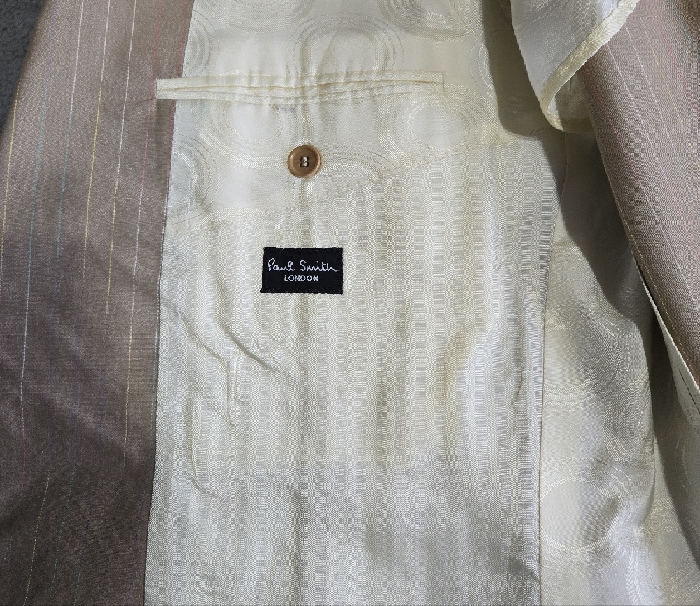 Paul Smith London Beige Striped Blazer - Picture 7 of 10